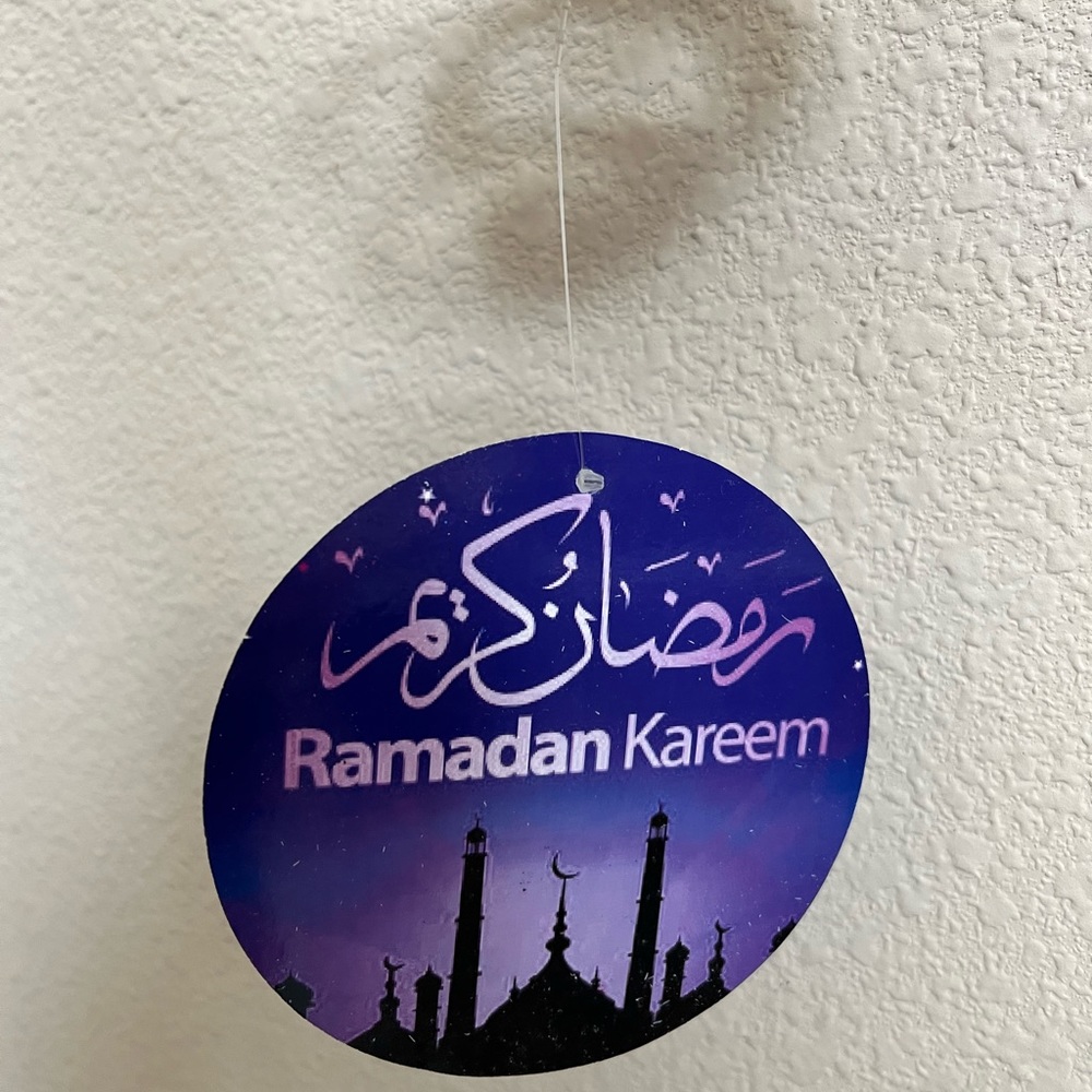 Ramadan Kareem Both Sided Hanging Swirls & Spirals